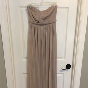 David’s bridal biscotti dress